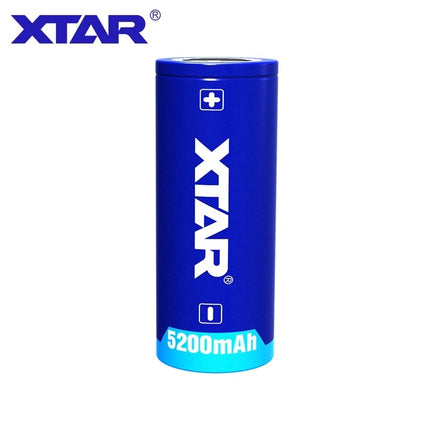 XTAR 26650 5200mAh 3.6V 7A Flat Top & Button Top Protected Rechargeable Battery