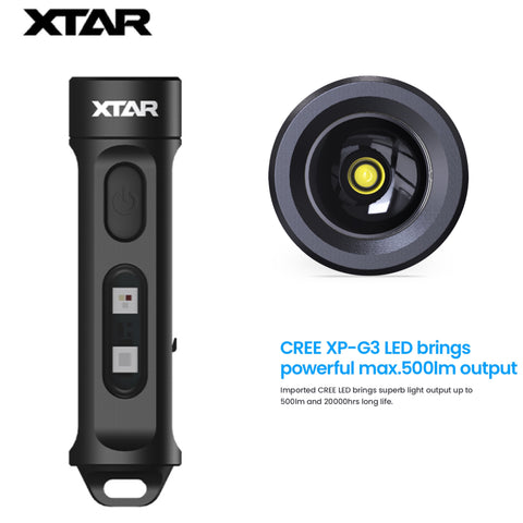 XTAR T1 EDC Keychain Flashlight