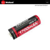 Weltool UB18-17 18500 1700mAh USB Rechargeable Li-ion Battery