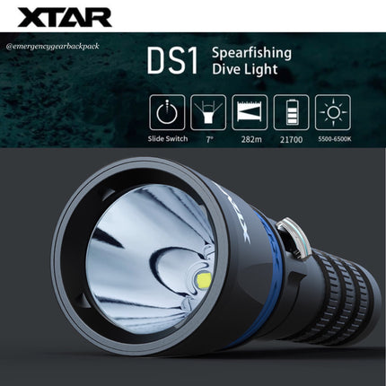 XTAR DS1 1000LMS 282M Spearfishing Diving Flashlight