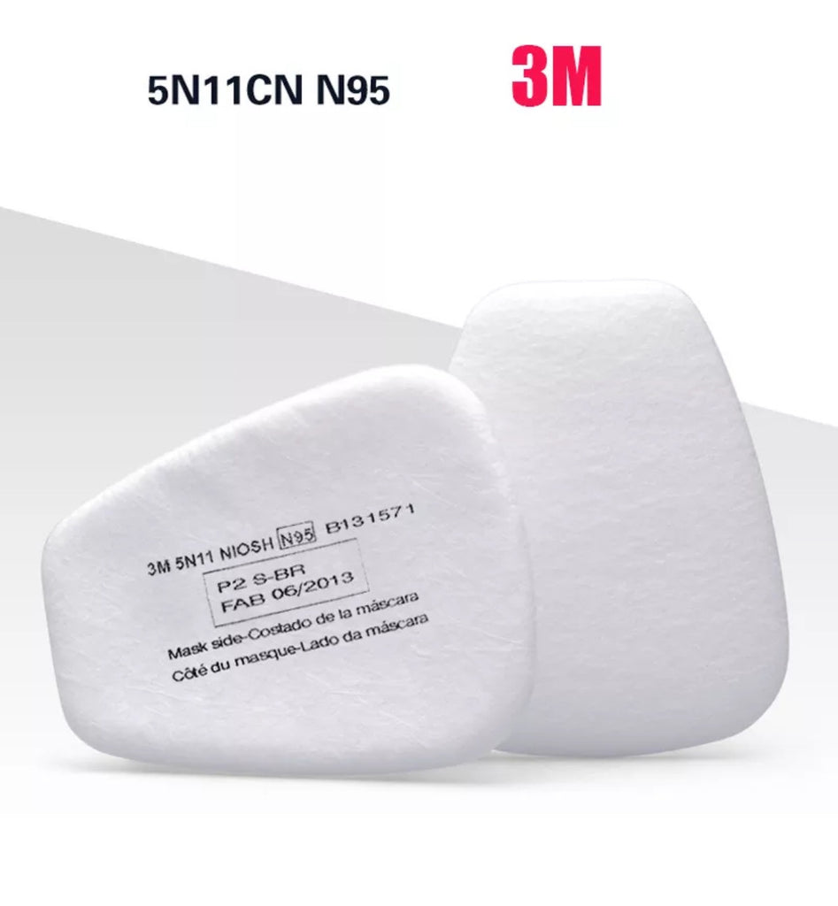 แผ่นกรองฝุ่นละเอียด 3M-5N11 (N95) จำนวน 2 ชิ้น