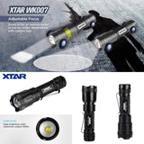 XTAR WK007 500lm Throw Beam 175m Zoomable