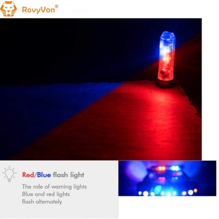 RovyVon Aurora A8x Amber/Red/Blue Multifunction EDC Keychain Flashlight