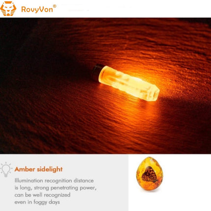RovyVon Aurora A8x Amber/Red/Blue Multifunction EDC Keychain Flashlight