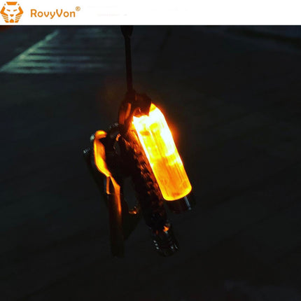RovyVon Aurora A8x Amber/Red/Blue Multifunction EDC Keychain Flashlight