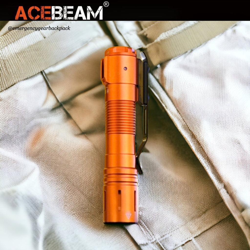 ACEBEAM P15 1700LMS 330M EDC Tactical Flashlight