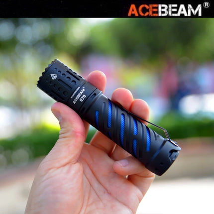 ACEBEAM E70 - AL Compact 21700 Flashlight 4600 Lumens (ไม่รวมแบตเตอรี่) - Emergency Gear Backpack