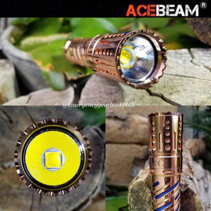 ACEBEAM E70 - CU 4600LMS 240M EDC Flashlight (ไม่รวมแบตเตอรี่) - Emergency Gear Backpack
