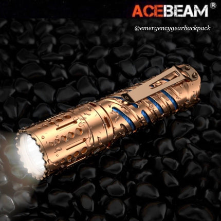 ACEBEAM E70 - CU 4600LMS 240M EDC Flashlight (ไม่รวมแบตเตอรี่) - Emergency Gear Backpack