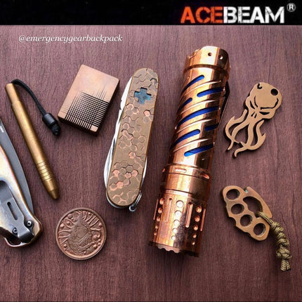 ACEBEAM E70 - CU 4600LMS 240M EDC Flashlight (ไม่รวมแบตเตอรี่) - Emergency Gear Backpack