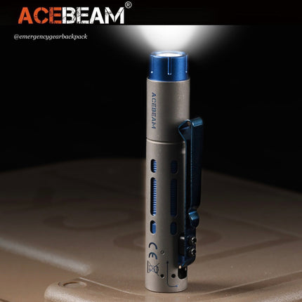 ACEBEAM Rider RX Fidget EDC Flashlight - Emergency Gear Backpack