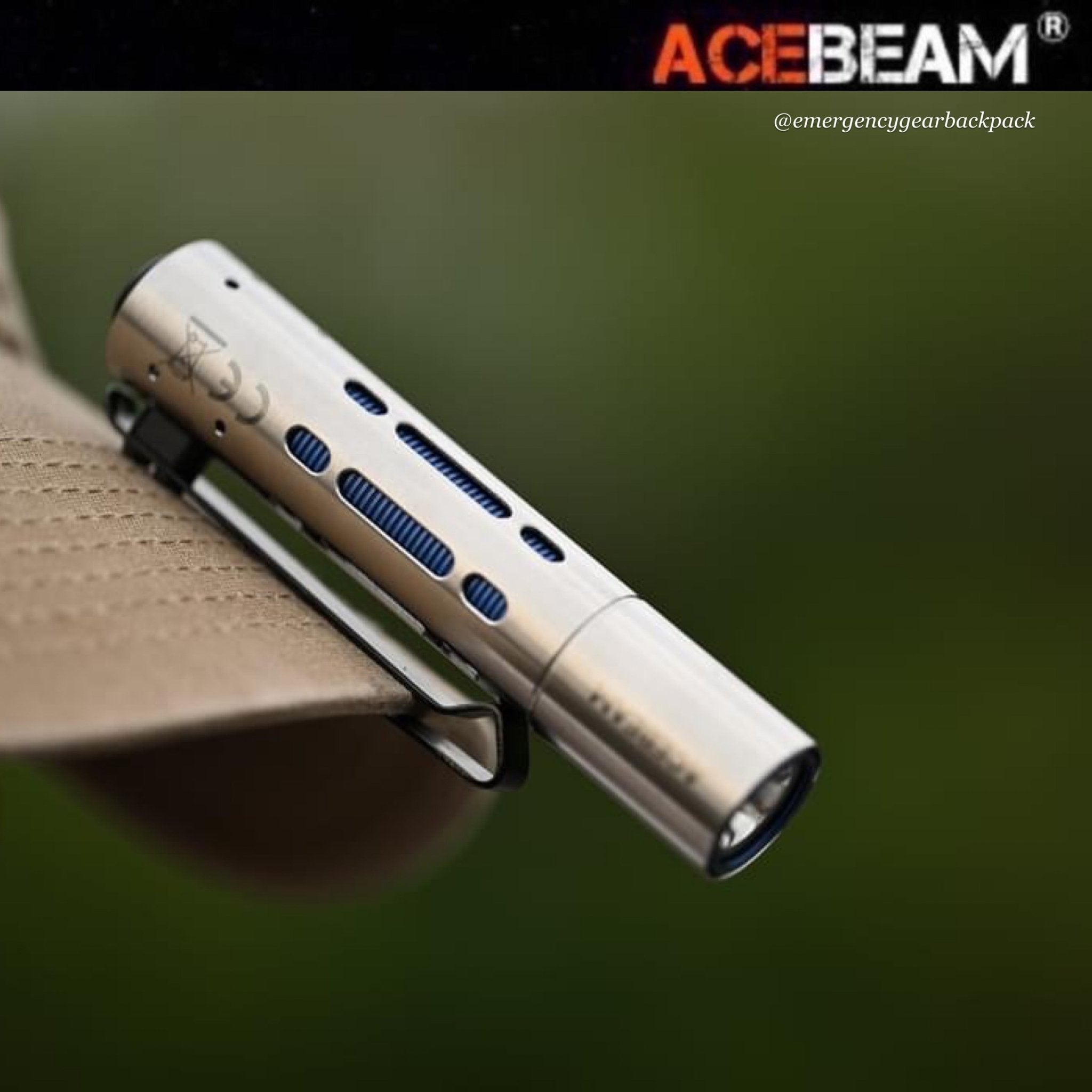Acebeam Rider Rx ACEBEAM Rider RX Nichia 219F CRI90 Flashlight 650 Lumens – Emergency ...