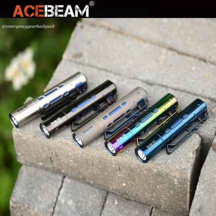 ACEBEAM Rider RX Fidget EDC Flashlight - Emergency Gear Backpack