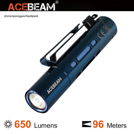 ACEBEAM Rider RX Fidget EDC Flashlight - Emergency Gear Backpack