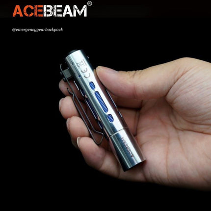 ACEBEAM Rider RX Fidget EDC Flashlight - Emergency Gear Backpack
