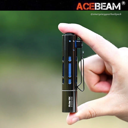 ACEBEAM Rider RX Fidget EDC Flashlight - Emergency Gear Backpack