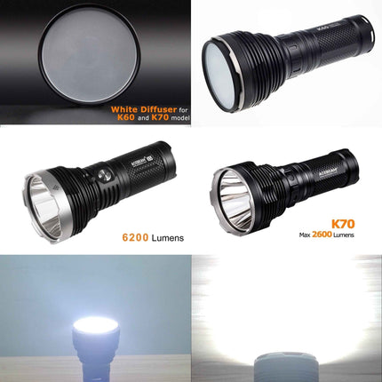 ACEBEAM White Diffuser for K60/K65/K70 - Emergency Gear Backpack
