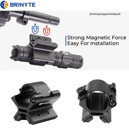 Brinyte BRM01 Magnetic Mounting Bracket - Emergency Gear Backpack