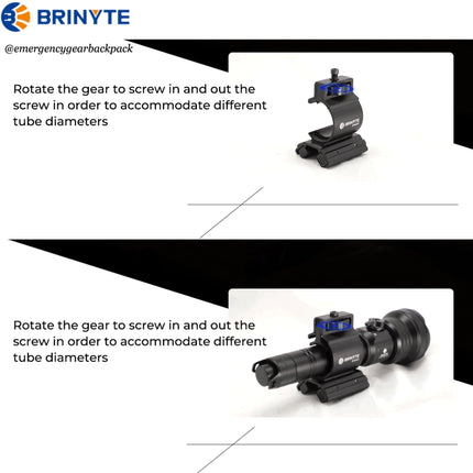Brinyte BRM03 Magnetic Mounting Bracket - Emergency Gear Backpack