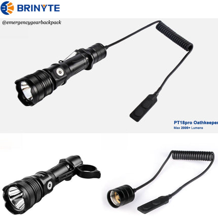 Brinyte PT18Pro Remote Pressure Switch - Emergency Gear Backpack