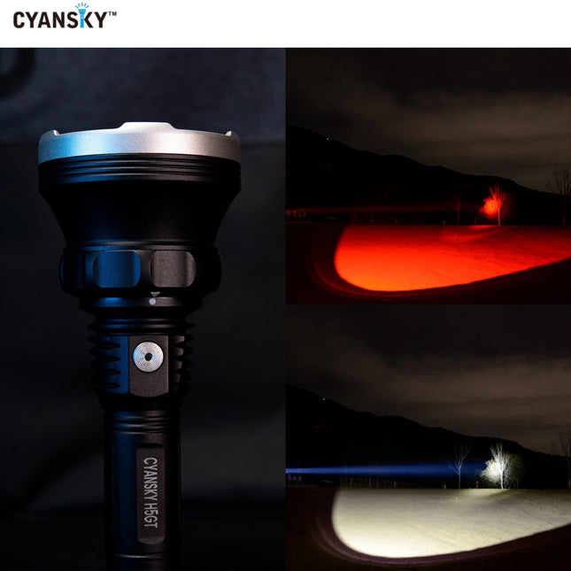 Cyansky H5GT Dual - light source Searchlight - Emergency Gear Backpack