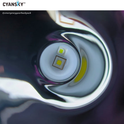 Cyansky H5GT Dual - light source Searchlight - Emergency Gear Backpack