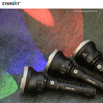 Cyansky H5GT Dual - light source Searchlight - Emergency Gear Backpack