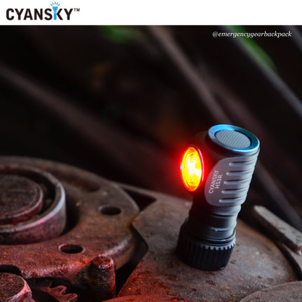 Cyansky HS3R Multifunction Headlamp 1100LMS 135M - Emergency Gear Backpack