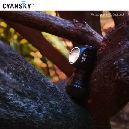 Cyansky HS3R Multifunction Headlamp 1100LMS 135M - Emergency Gear Backpack