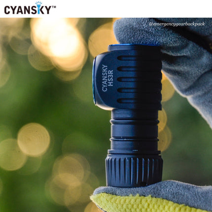 Cyansky HS3R Multifunction Headlamp 1100LMS 135M - Emergency Gear Backpack