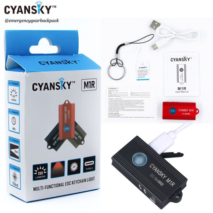 Cyansky M1R Multifunctional Keychain Light - Emergency Gear Backpack