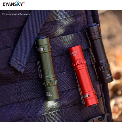 Cyansky P10 Portable AA EDC Flashlight - Emergency Gear Backpack