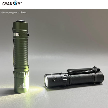 Cyansky P10 Portable AA EDC Flashlight - Emergency Gear Backpack