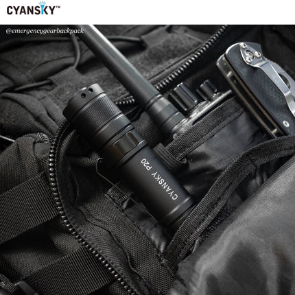 Cyansky P20 EDC Flashlight 1600 Lumens | 240M - Emergency Gear Backpack