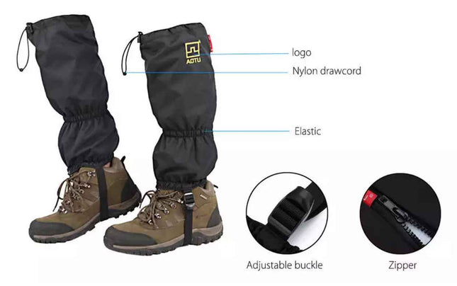Legging Gaiters - Emergency Gear Backpack