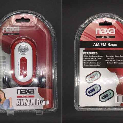 NAXA NR720RD วิทยุ AM/FM พื้นฐาน - Emergency Gear Backpack