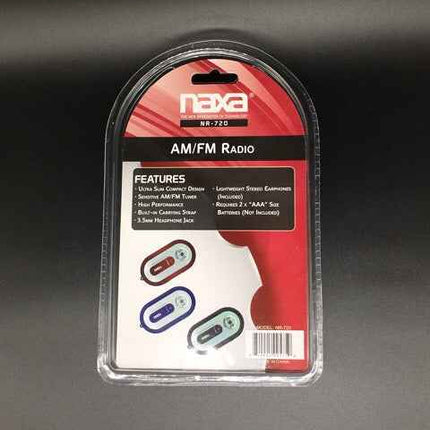 NAXA NR720RD วิทยุ AM/FM พื้นฐาน - Emergency Gear Backpack