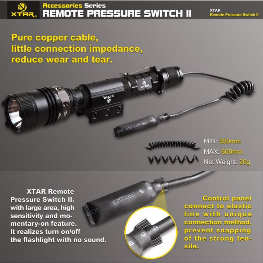 XTAR Tactical Remote Pressure Switch II for XTAR TZ20