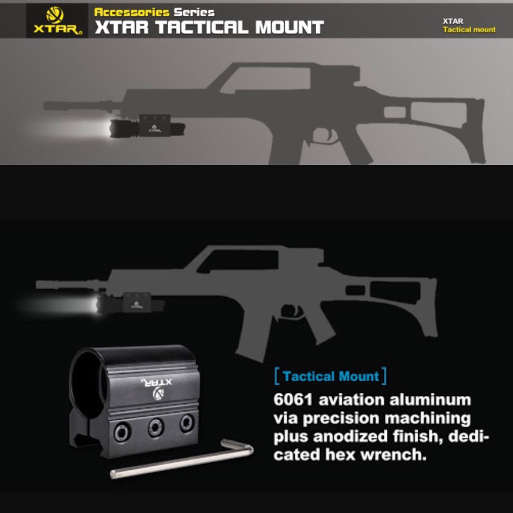 XTAR TZ20 Tactical Flashlight Weapon Mount