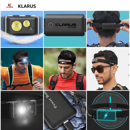 Klarus HR1 Plus Cross - Country Racing Headlamp - Emergency Gear Backpack