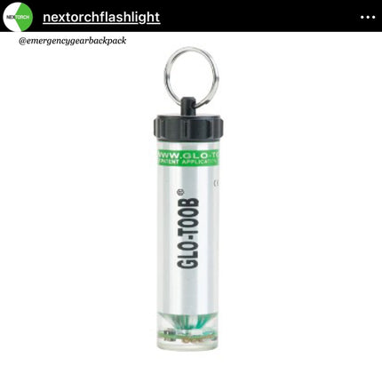 NEXTORCH Glo - Toob GT - AAA PRO Emergency Marker Light 200M Diving Depth - Emergency Gear Backpack