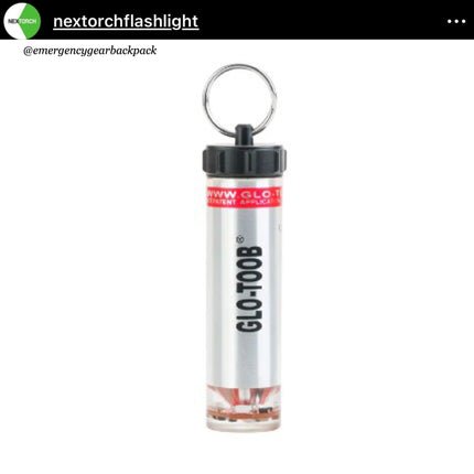 NEXTORCH Glo - Toob GT - AAA PRO Emergency Marker Light 200M Diving Depth - Emergency Gear Backpack