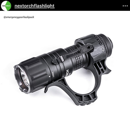 NEXTORCH TA20 Tri - Setting Compact Tactical Flashlight 1000LMS 210M - Emergency Gear Backpack