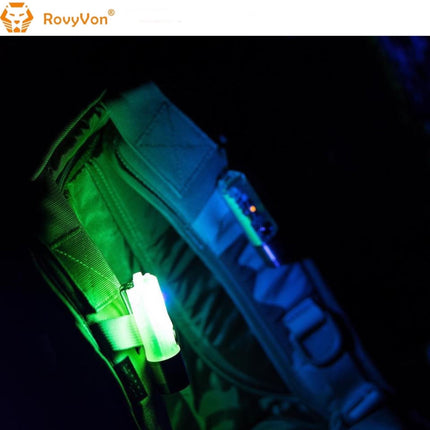 RovyVon Aurora A25 White/UV Green GITD 1000 Lumens EDC Keychain Flashlight - Emergency Gear Backpack