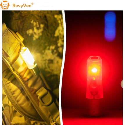 RovyVon Aurora A28 1000LMS Multipurpose EDC Keychain Flashlight - Emergency Gear Backpack