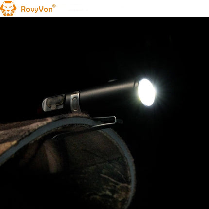 RovyVon Aurora A5x White/UV Green GITD Keychain Flashlight - Emergency Gear Backpack