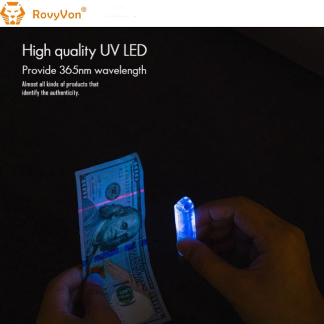 RovyVon Aurora A8x CREE XP - G3 UV/Red/White EDC Keychain Flashlight - Emergency Gear Backpack
