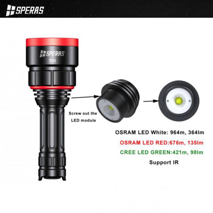 Interchangeable LED Module for SPERAS TH1/TH2 - Emergency Gear Backpack