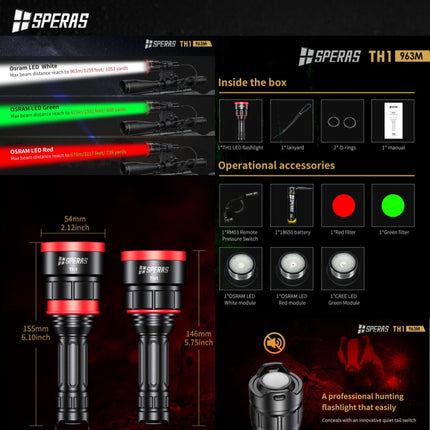 SPERAS TH1K Hunting Kit - Emergency Gear Backpack