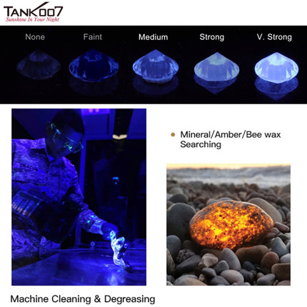 TANK007 CI05 Uniform UV LED Flashlight for CSI and Forensic - Emergency Gear Backpack